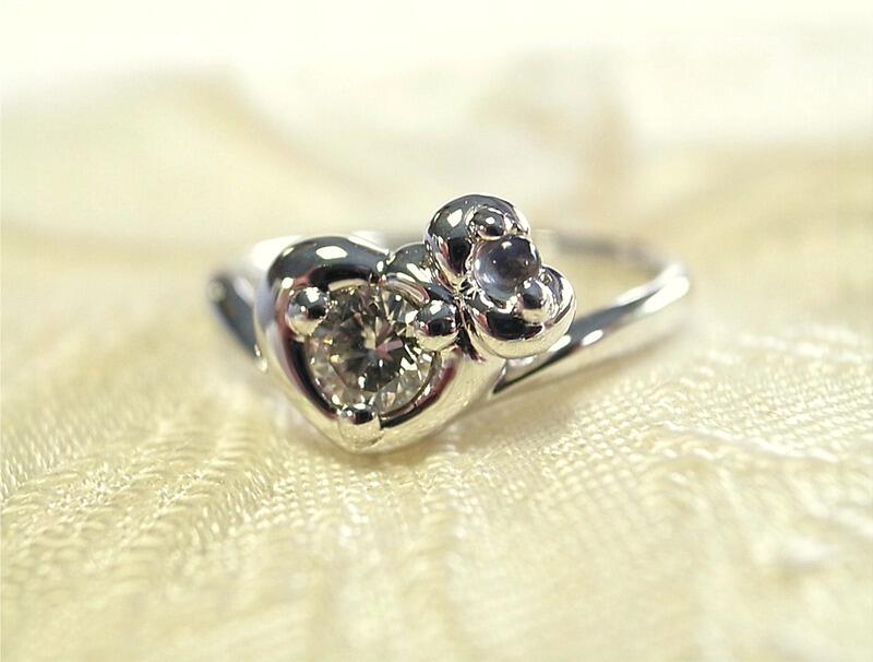 自分で作ったダイヤリングでプロポーズ！☆手作り結婚指輪